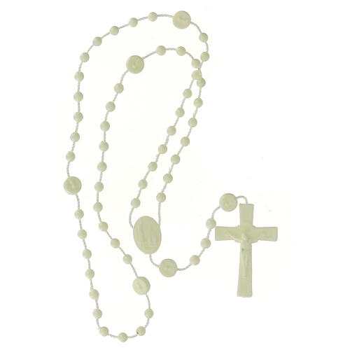 Our Lady of Fatima rosary white 6 mm 4
