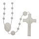 Saint Benedict rosary in nylon phosphorescent 6 mm s2