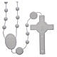Saint Benedict rosary in nylon white 6 mm s2