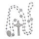 Saint Benedict rosary in nylon white 6 mm s4