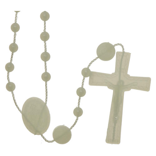 Our Lady of Miracles rosary fluorescent in nylon 2