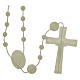 Nylon Our Lady of Miracles rosary in fluorescent color s2