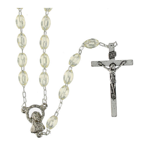 Plastic rosary beads 6 mm 1