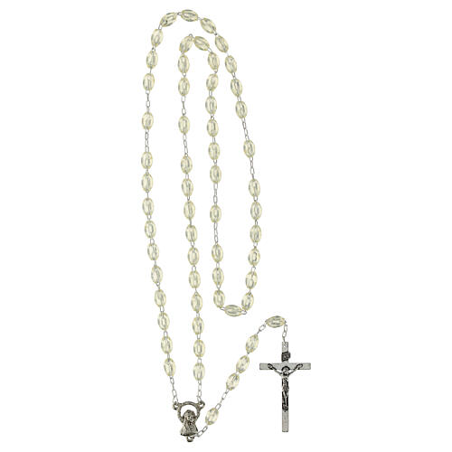 Plastic rosary beads 6 mm 4