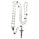 Scented rosary in plastic and phosphorite with 4x4 mm grains s4