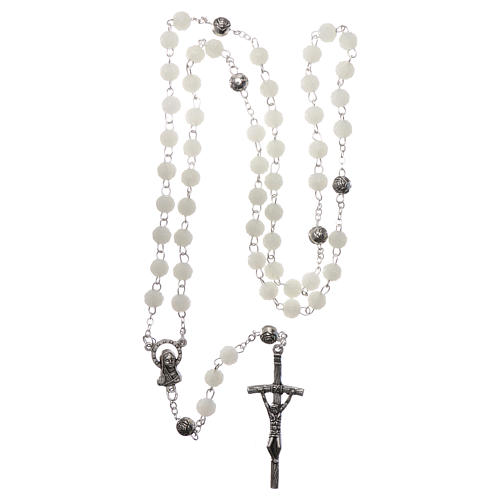 Plastic scented rosary beads 4x4 mm 4