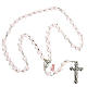 Pink quartz rosary s1