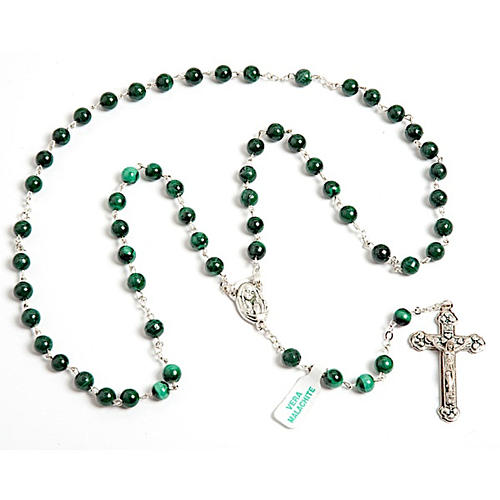 Malachite rosary 1