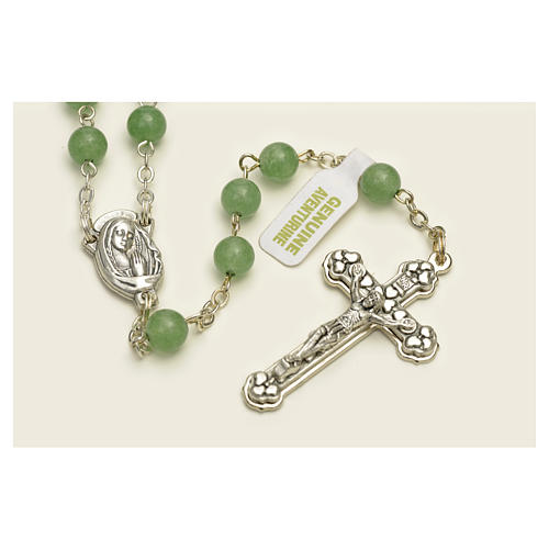 Aventurine quartz rosary 1