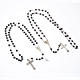 Round beads hematite rosary s1