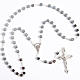 Square hematite rosary beads s1