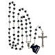 Hematite heart-shaped beads rosary s4