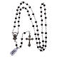 Rosary in hematite with 2x2 mm round grains s4