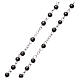 Rosary real hematite with round beads 2 mm s3
