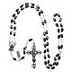 Rosary in hematite with 6x3 mm grains s4