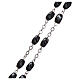 Rosary real hematite with spiral beads 6x3 mm s3