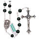 Rosary made of real green malachite 6 mm s1