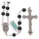 Rosary made of real green malachite 6 mm s2