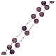 Rosenkranz mit violetten Perlen aus Amethyst, 6 mm s3