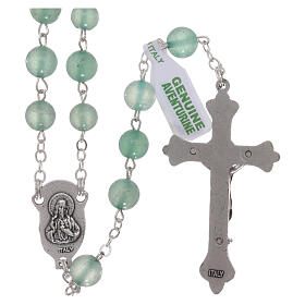 Rosary with aventurine beads of 6 mm