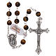 Rosary with grains in genuine tiger eye 6 mm s1