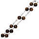 Rosary with tiger eye beads of 6 mm s3