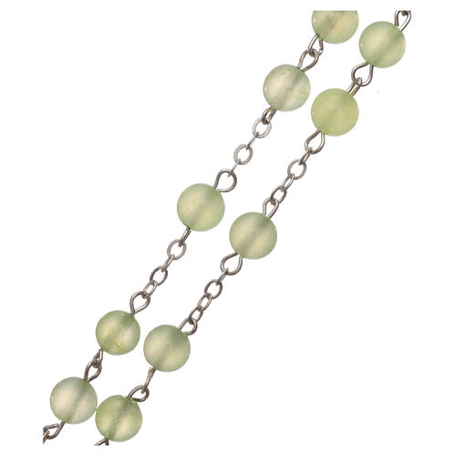 Rosenkranz mit Perlen aus Jade, 6 mm 3