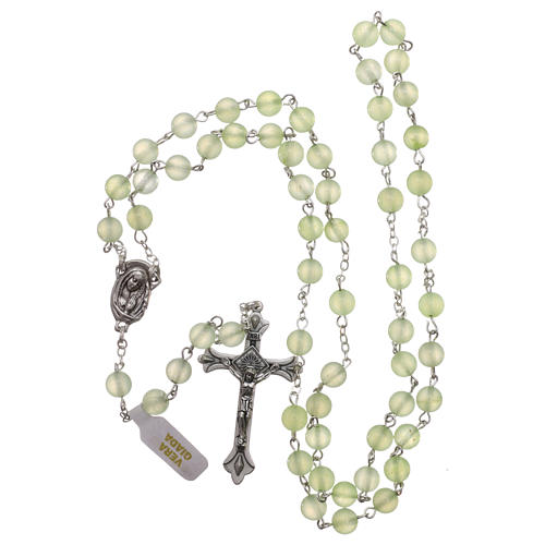 Rosary with grains in genuine jade 6 mm 4
