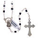 Hematite rosary with square beads 3 mm s2