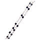 Rosary cubic hematite beads 3 mm s3
