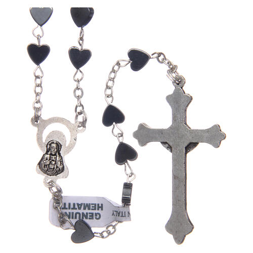 Rosenkranz mit Perlen in Herzform, 6 mm 2