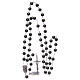 Rosary round beads of hematite 6 mm s4