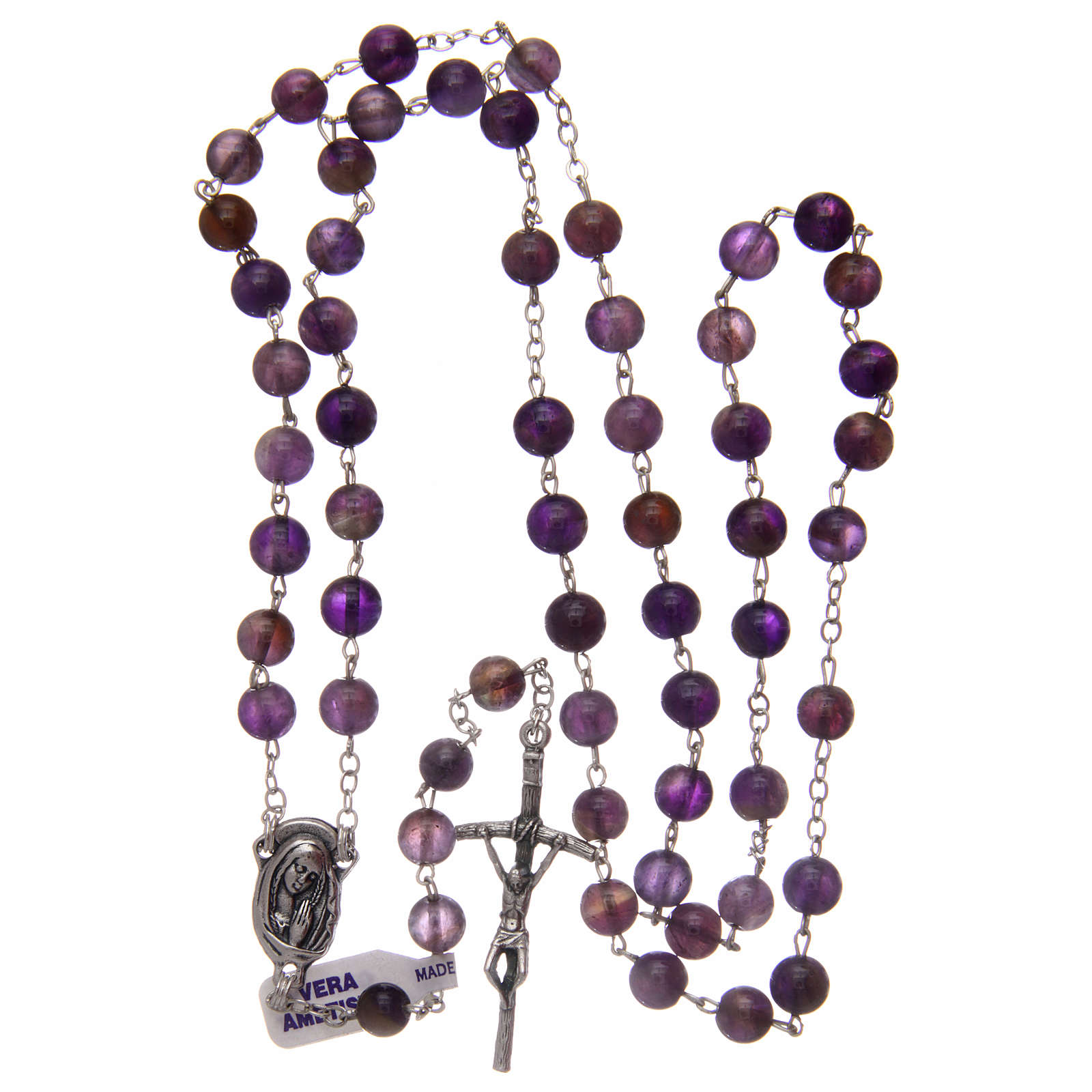Amethyst rosary beads 7 mm | online sales on HOLYART.com