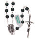 Malachite rosary beads 6 mm s1