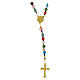 Murano glass rosary of Jubilee 2025, gold plated metal s2