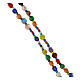Murano glass rosary of Jubilee 2025, gold plated metal s3