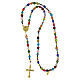 Murano glass rosary of Jubilee 2025, gold plated metal s5