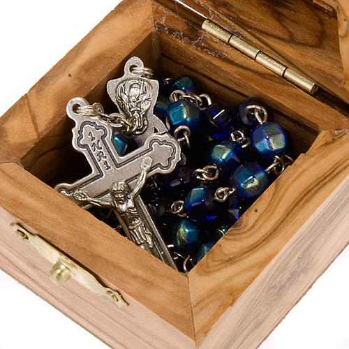 Rosary Case in olive wood - Jerusalem 2
