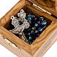 Rosary Case in olive wood - Jerusalem s2