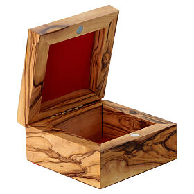 Rosary Case in olive wood - The Holy Family