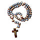Multi-image rosary heart shaped beads s1