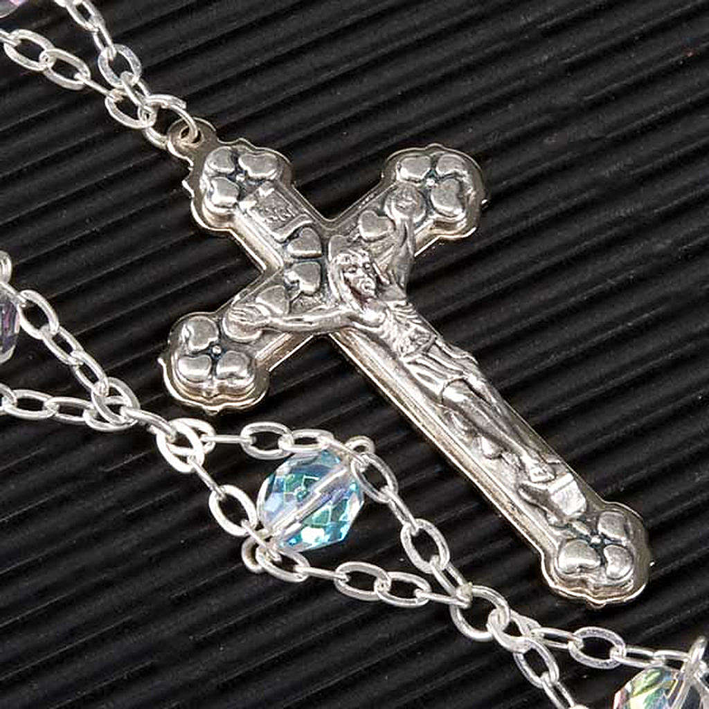 Double-chain crystal rosary | online sales on HOLYART.co.uk