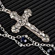 Double-chain black crystal rosary s4