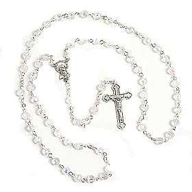 Terços em Vidro: Terço vidro multifacetado Terços em Vidro: Terço vidro multifacetado