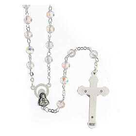 Faceted glass rosary