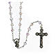 Faceted glass rosary s1