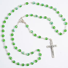 Glas Rosenkränze: Rosenkranz wie Kristall facettiert