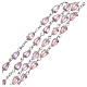 Rosenkranz echtes Kristall, tropfenförmige Perlen 10 mm s6