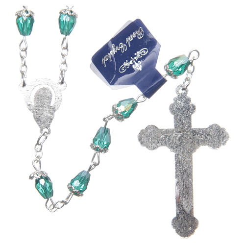 Crystal rosary drop-shaped beads 2