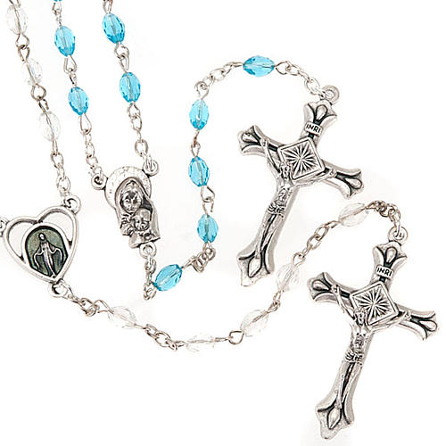 Crystal rosary beads 1